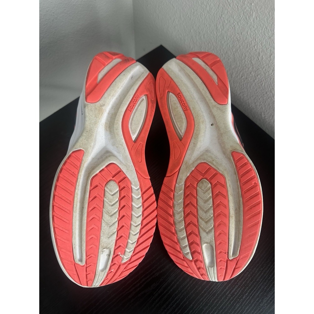 Saucony Guide 15 Womens Running Walking Shoes Orange Athletic Sneakers Size 10.5 - Picture 8 of 9